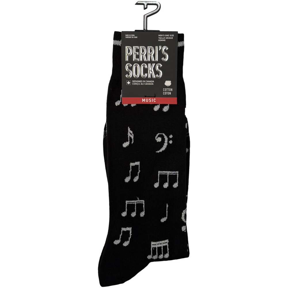 - Musical Notes Socken - Schwarz